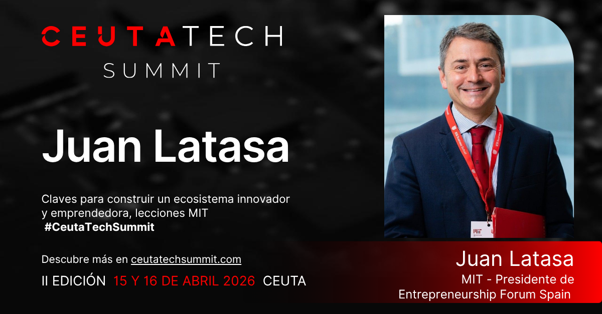 Juan Latasa acerca el ecosistema del MIT a Ceuta en el Tech Summit